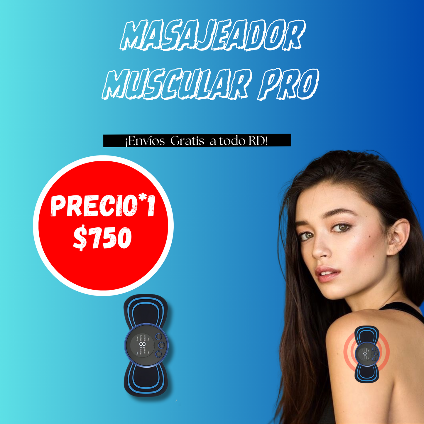 VibraFácil Masajeador portatil