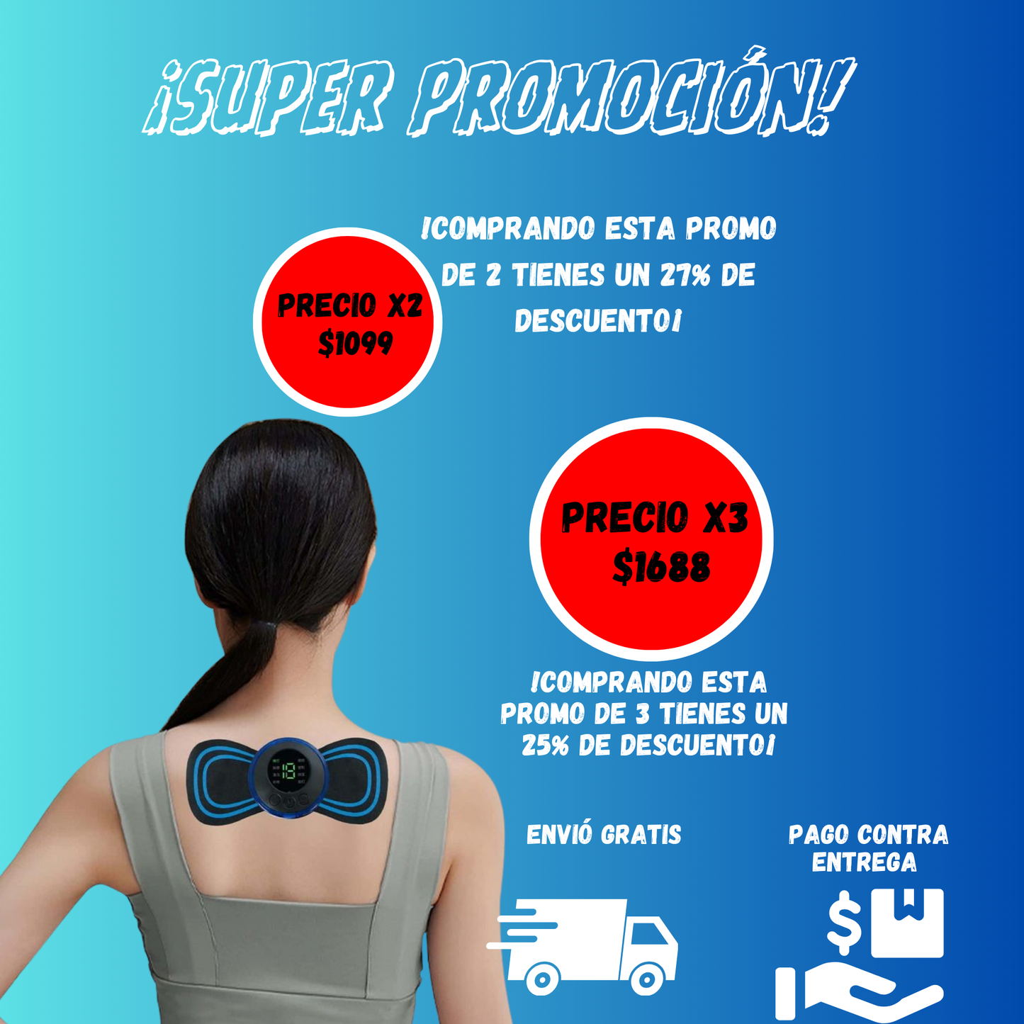 VibraFácil Masajeador portatil