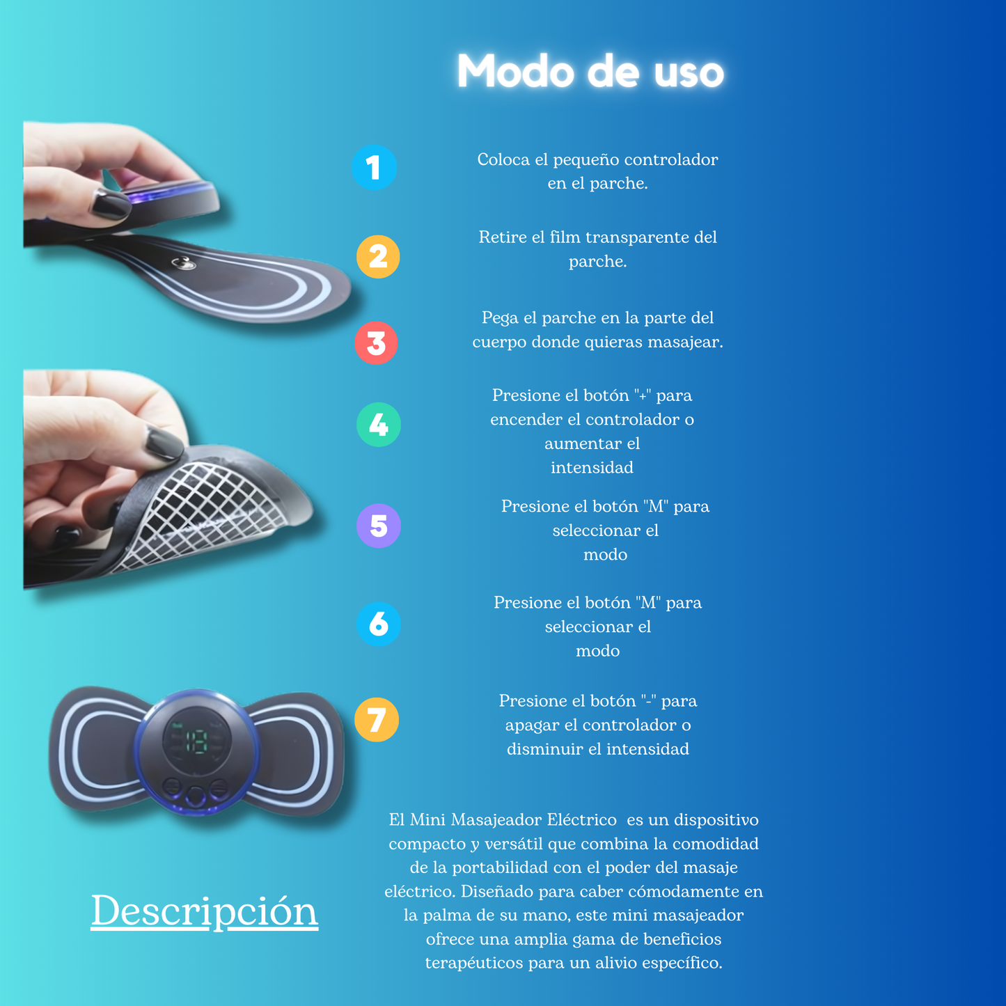 VibraFácil Masajeador portatil